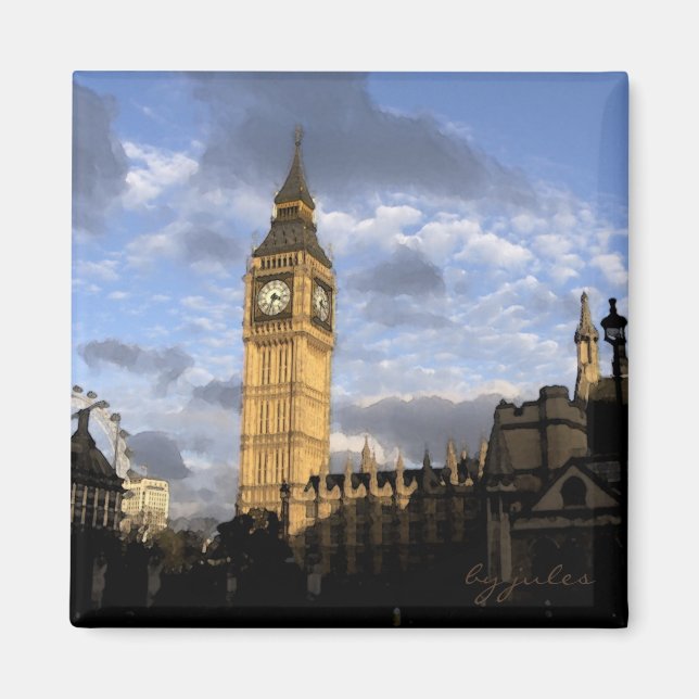 Íman Torre de relógio (Frente)