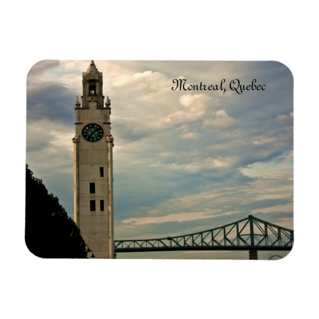 Íman Torre de Relógio de Montreal (Horizontal)