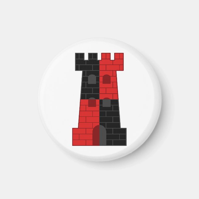 Íman Torre de Solitário SCA (Frente)