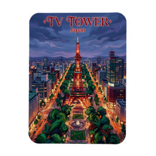 Íman Torre de TV de Sapporo Japão
