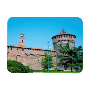 Íman Torre do Castelo de Sforza, itália - milan Archite