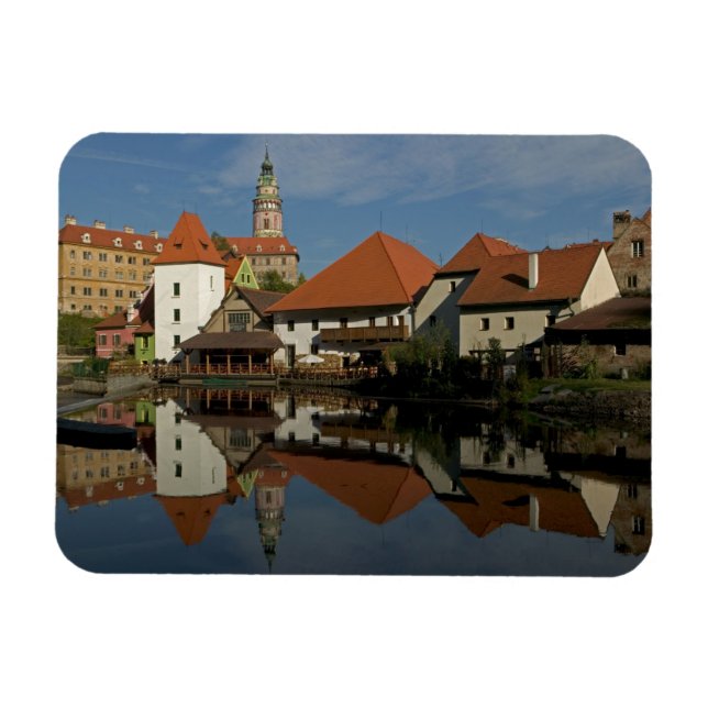 Íman Torre do Castelo, Rio Vltava, Cesky Krumlov, (Horizontal)