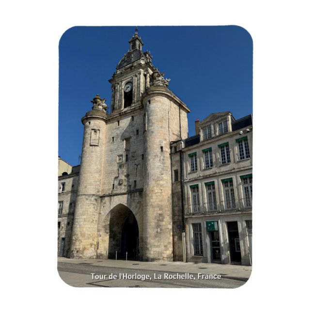 Íman Torre do Relógio, La Rochelle, França (Vertical)
