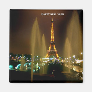 ÍMAN TORRE EIFFEL À NOITE