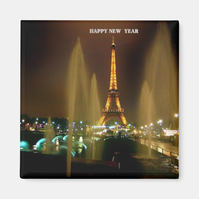 ÍMAN TORRE EIFFEL À NOITE (Frente)