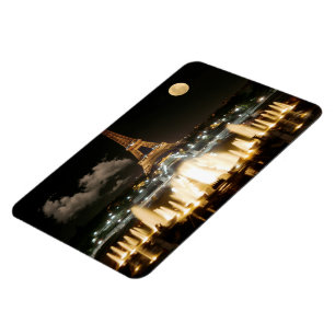 Íman Torre Eiffel à Noite