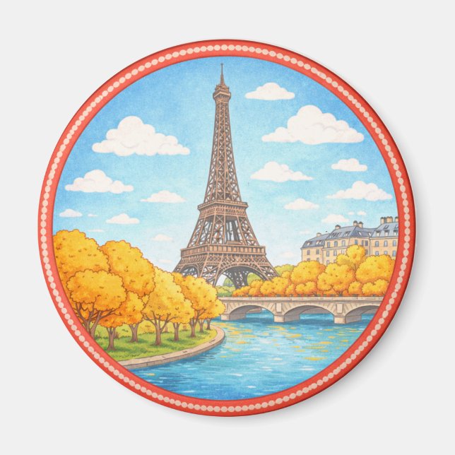 Íman Torre Eiffel de Paris (Frente)