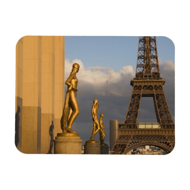 Íman Torre Eiffel do Palais de Chaillot, Paris, (Horizontal)