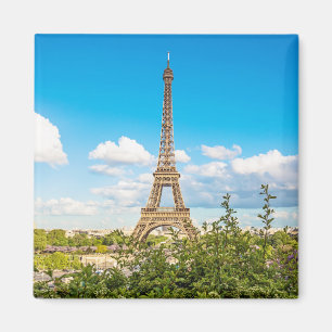 Íman Torre Eiffel no ímã de fotos das nuvens