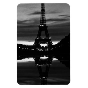 Íman Torre Eiffel Paris França vintage reflexão