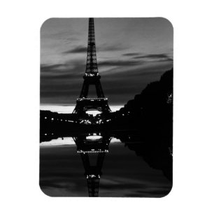 Íman Torre Eiffel Paris França vintage reflexão 1970