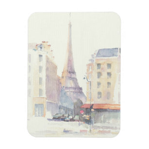 Íman Torre Eiffel   Paris Watercolor