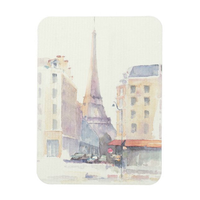 Íman Torre Eiffel | Paris Watercolor (Vertical)