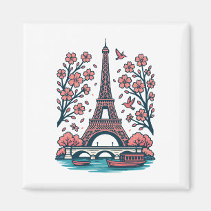 Íman Torre Eiffel, Torre de Souvenir, Paris, Árvore Cer