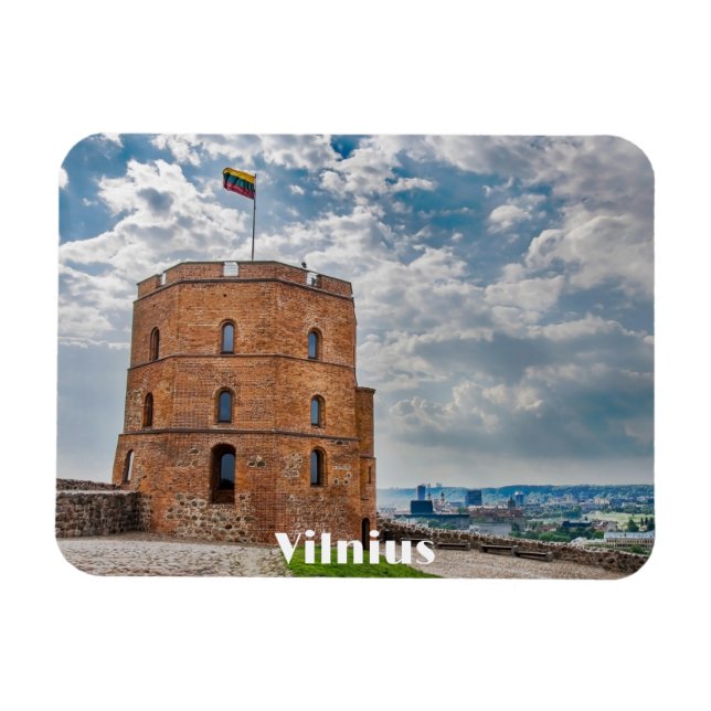 Íman Torre Gediminas em Vilnius, Lituânia (Horizontal)