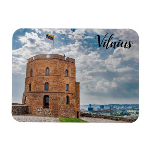 Íman Torre Gediminas em Vilnius, Lituânia