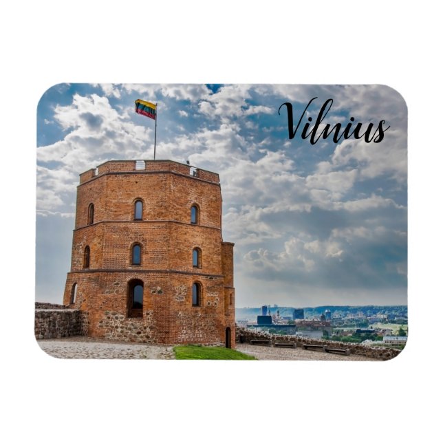 Íman Torre Gediminas em Vilnius, Lituânia (Horizontal)