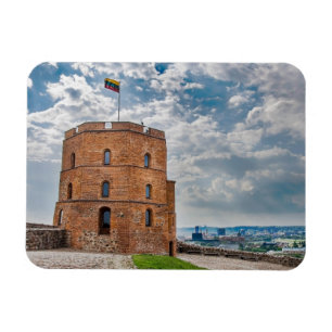 Íman Torre Gediminas em Vilnius, Lituânia