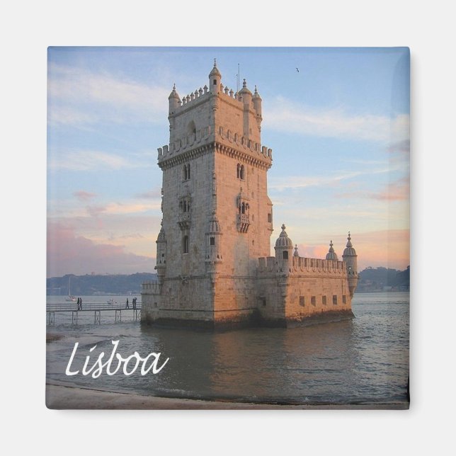 Íman Torre LISBON zPT015, Portugal, Europa, frigorífico (Frente)