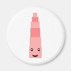 Íman "Torre rosa" Montessori 1,5