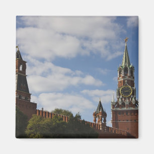 Íman Torre Spasskaya na Praça Vermelha, Moscou, Rússia