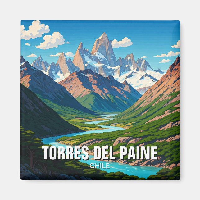 Íman Torres Del Paine Chile (Frente)