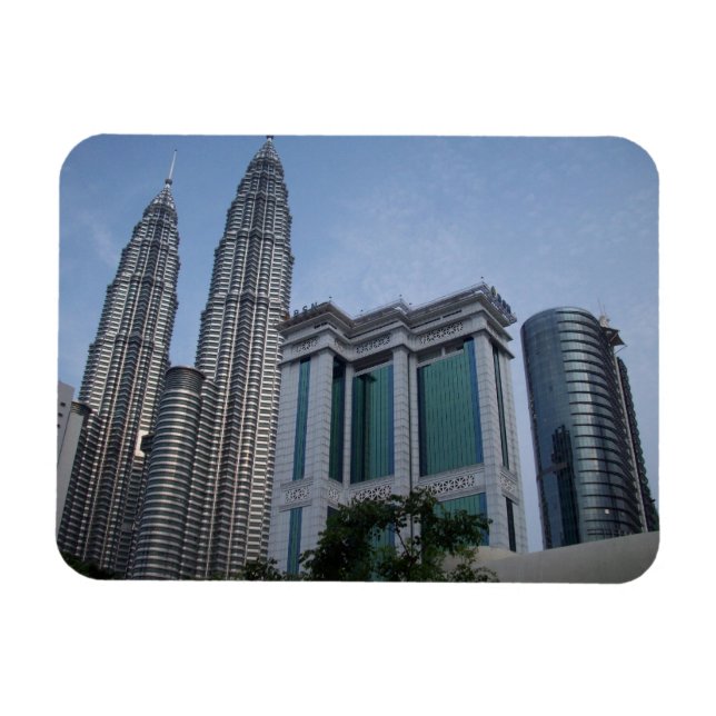 Íman Torres gêmeas ímãs flexíveis Kuala Lumpur (Horizontal)