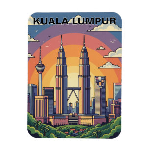 Íman Torres Gêmeas Petronas de Kuala Lumpur