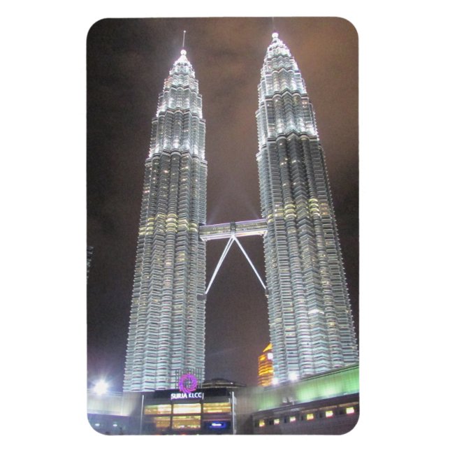 Íman torres noturnas de kuala lumpur (Vertical)