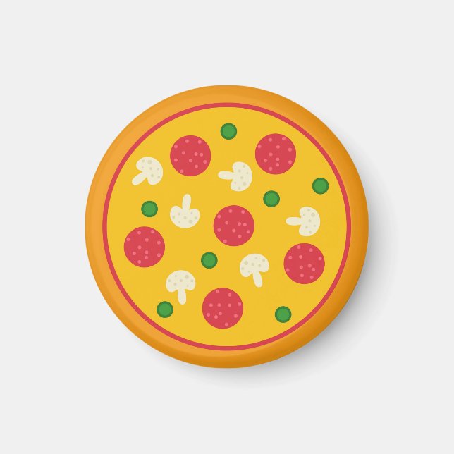 Íman Torta de Pizza (Frente)
