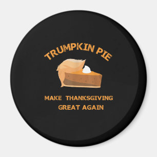 Íman Torta De Trumpkin Faça Excelente De Ação De Graças