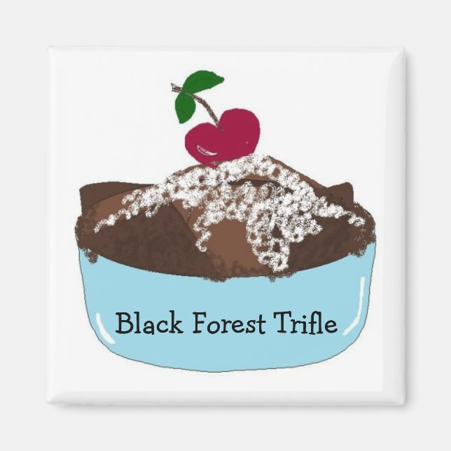 Íman Torta Diplomata da Floresta Negra (Frente)