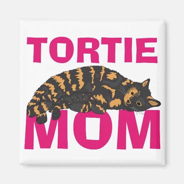 ÍMAN TORTIE CAT MOM MAGNET (Frente)