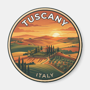 Íman Toscana Itália Campo Atardecer Itália