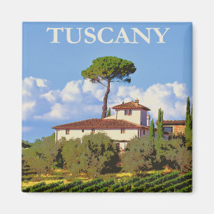 Íman Toscana Itália Poster