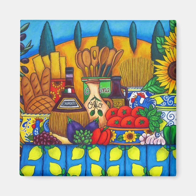 Íman Toscânia Delights Magnet (Frente)