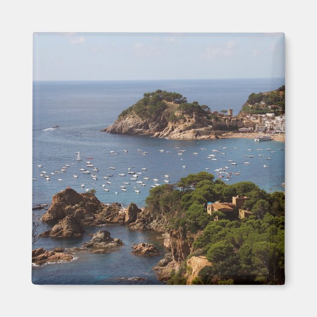 Íman TOSSA DE MAR. Cidade localizada em Costa Brava. (Frente)