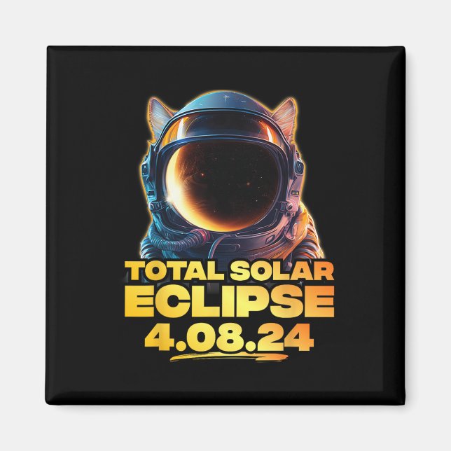 Íman Total América 4.08.24 Eclipse Solar Total Cat 2 (Frente)