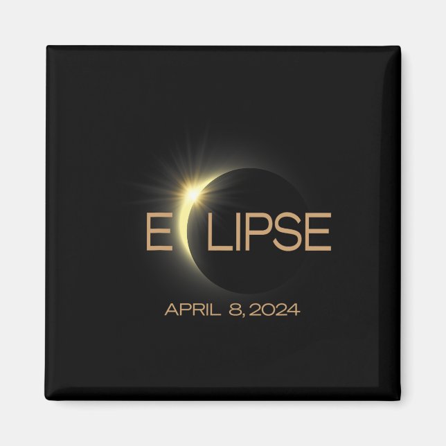 Íman Total de Eclipse Solar 2024 América (Frente)