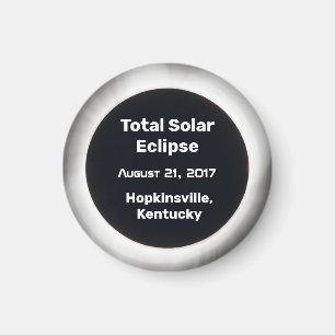 Íman Total de Eclipse Solar BW por Local 2017