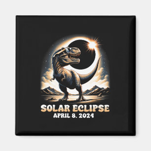 Íman Total do Eclipse Solar Dinossaur Dino T-rex 8 20 d