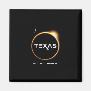 Íman Total do Texas 4.08.2024 Eclipse Solar Total 2024