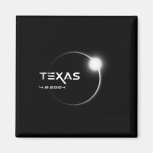 Íman Total do Texas 4.08.2024 Eclipse Solar Total 2024