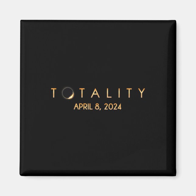 Íman Total Eclipse Solar 04 08 2024 Totalidade (Frente)