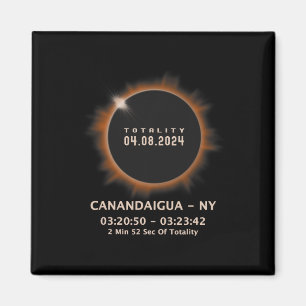 Íman Total Eclipse Solar 2024 04.08.24 Nova Iorque Ny