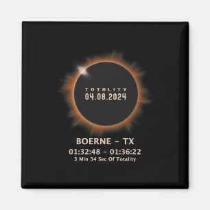 Íman Total Eclipse Solar 2024 04.08.24 Texas Tx