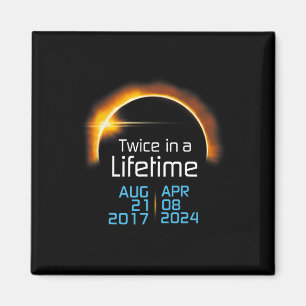 Íman Total Eclipse Solar 2024 2017 Totalidade Duas Veze