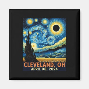 Íman Total Solar Eclipse 2024 Cleveland Ohio Starry Nig