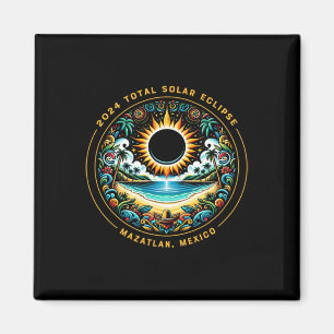 Íman Total Solar Eclipse Mazatlan México - Beac Mexican