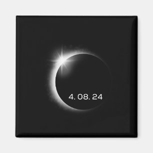 Íman Total Solar Eclipse Primavera de 8 de abril de 202